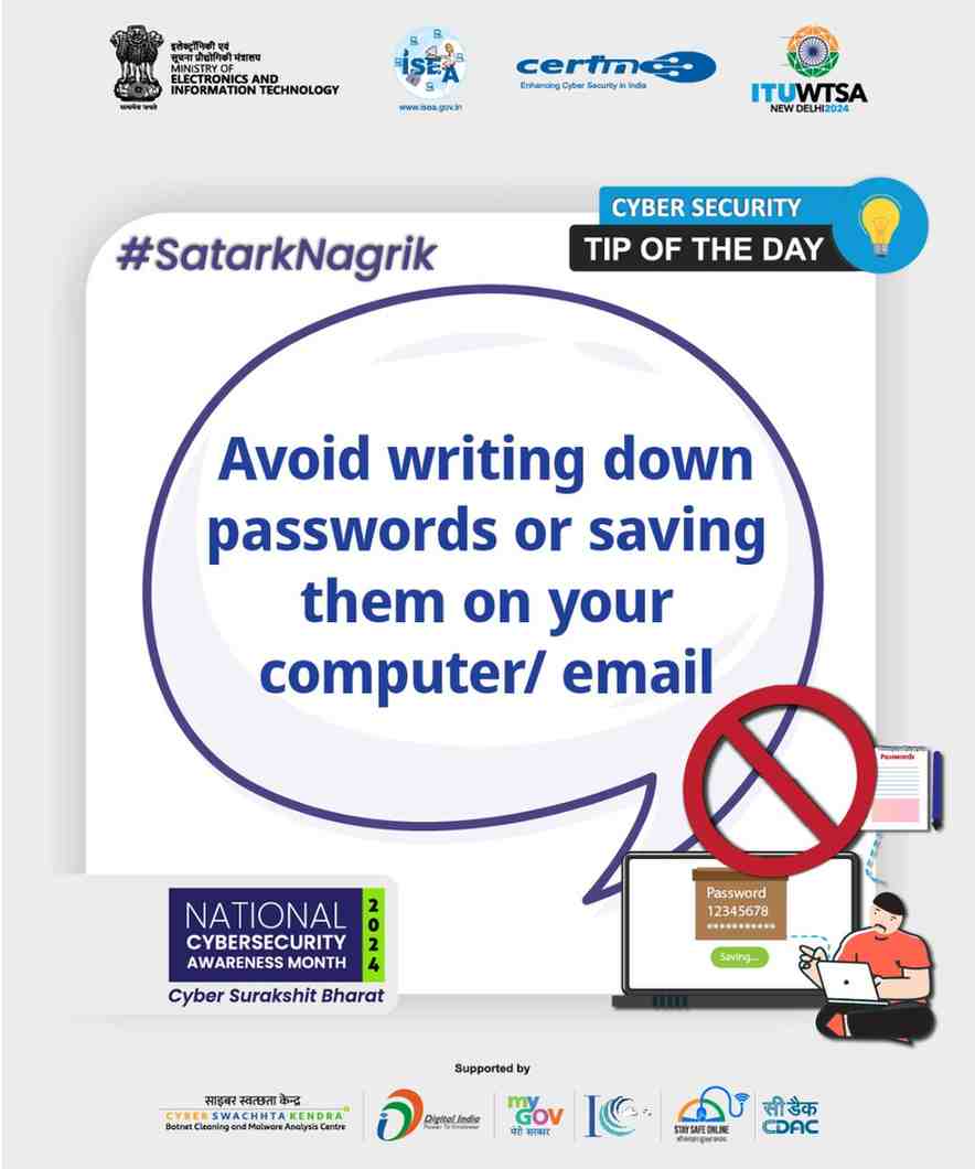 Cyber security Tip of the day